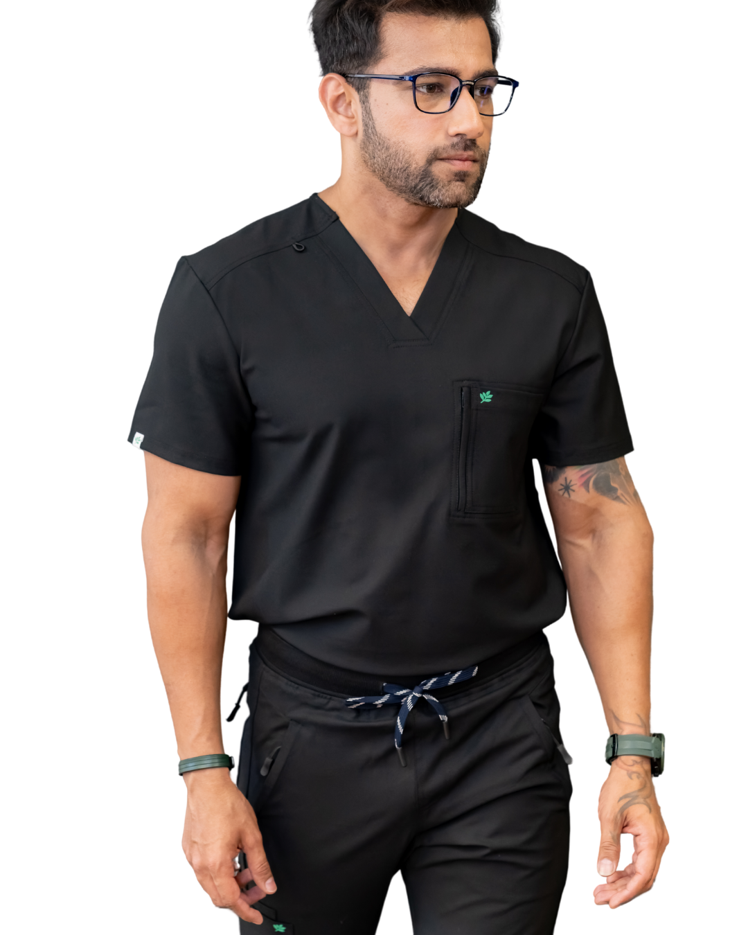 Collection 6: V-Neck Top w/ Hanging Loop + Slim Jogger