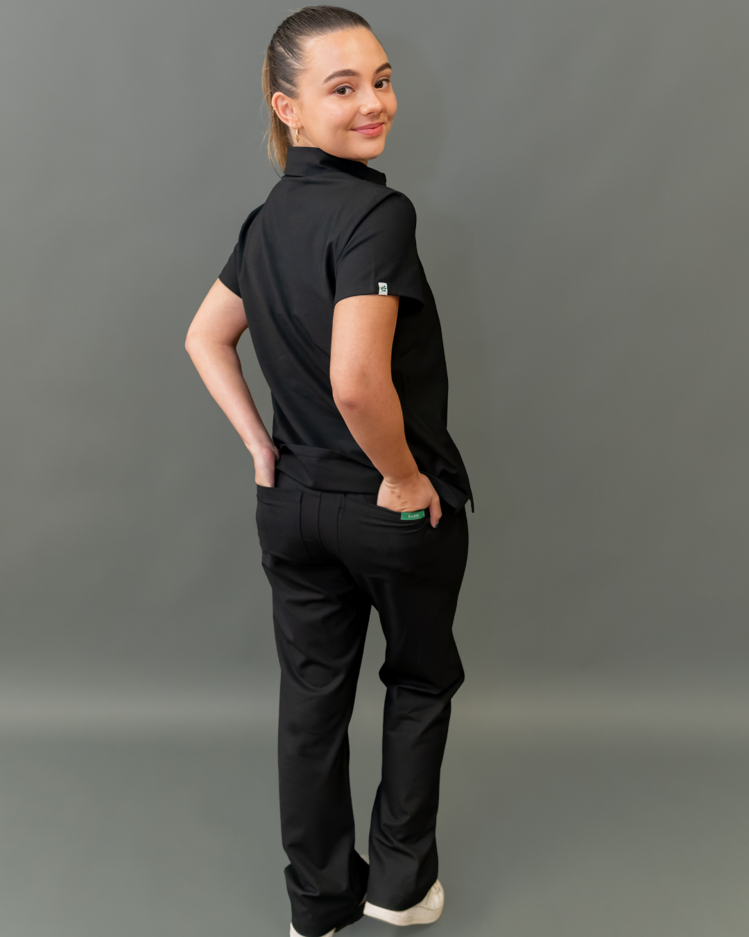 Collection 7: Polo Neck Top + Flare Scrub Pant