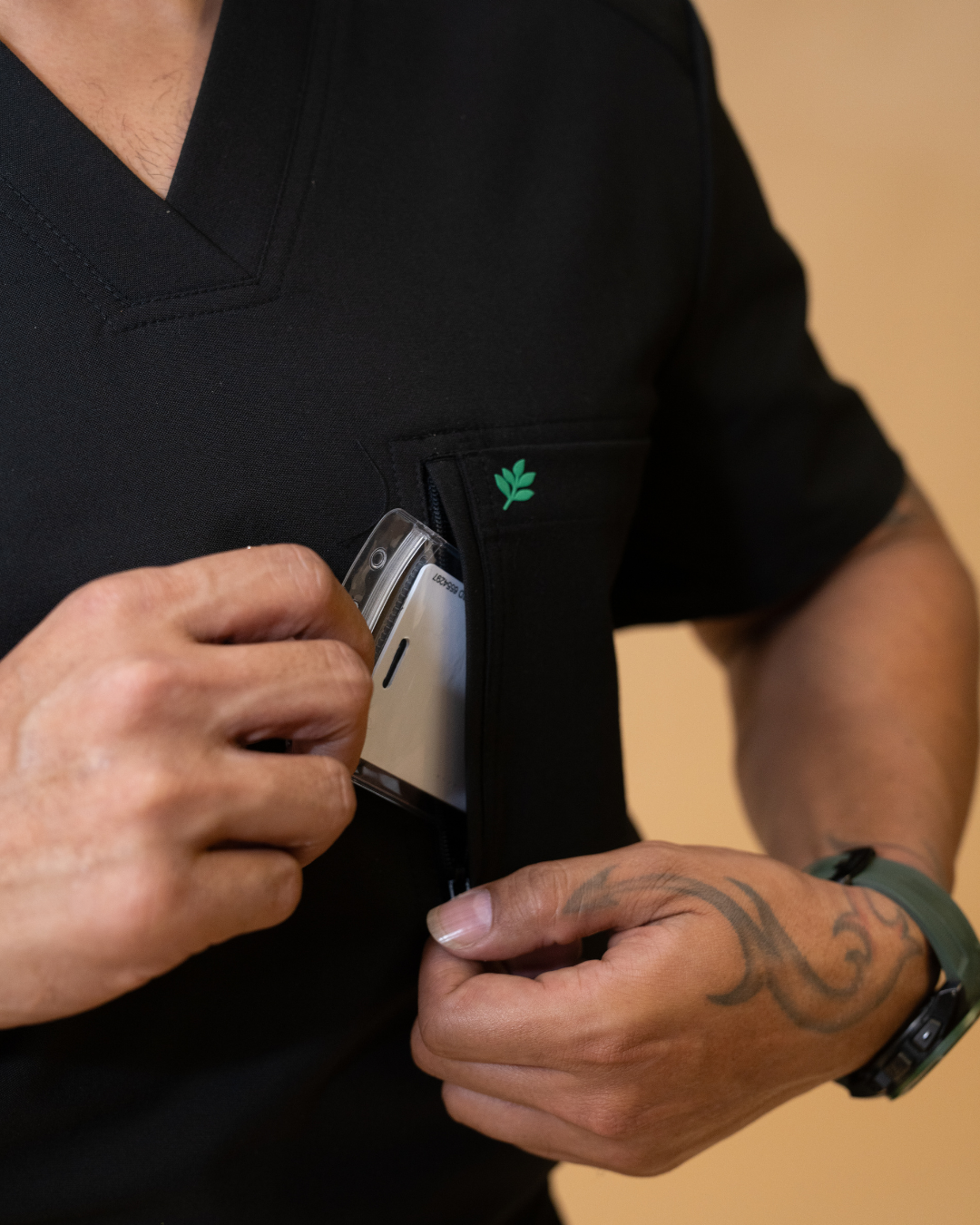 Collection 6: V-Neck Top w/ Hanging Loop + Slim Jogger