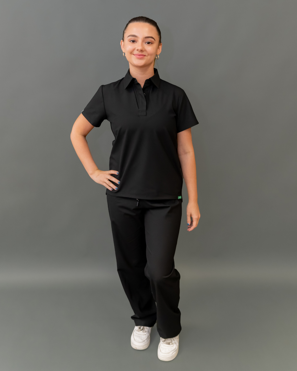 Collection 7: Polo Neck Top + Flare Scrub Pant